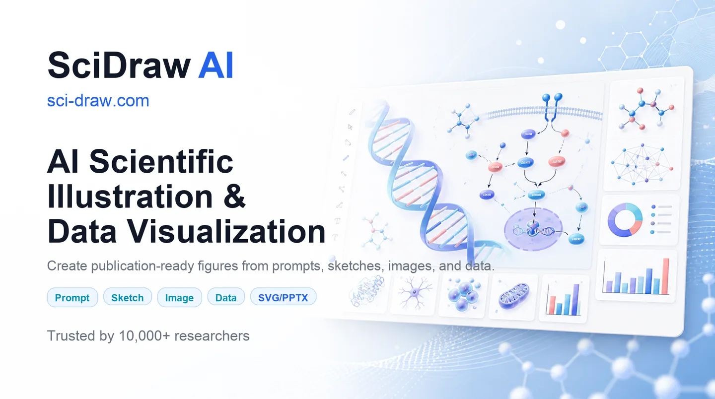 SciDraw AI - AI Scientific Illustration & Data Visualization